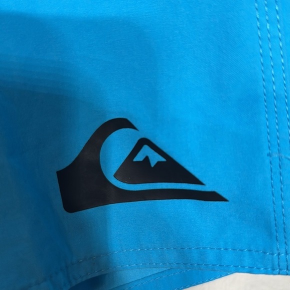 NWT $45 QUIKSILVER Boys Youth 19" Everyday Board Short Turquoise Blue Sz 28/14 - Picture 10 of 15